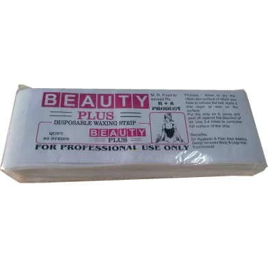 Beauty Plus Disposable Depilatory Paper Wax Strips 80 Pcs - Rokomari product
